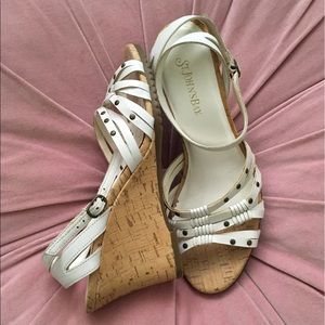 3-inch White Wedges